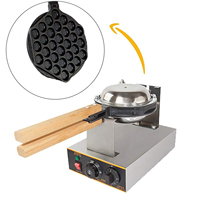 Gaufriers miniatures en acier inoxydable pour usage commercial, idéaux pour les petites entreprises et la vente de snacks de rue / Gaufriers à garniture / Gaufriers