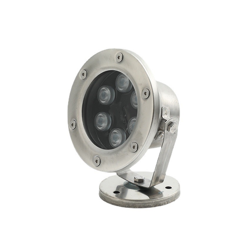 Hot Selling Waterproof IP68 3W-9W RGB Electric Stainless Steel Adjustable 180 Beam Angle Outdoor LED Underwater Pool Light