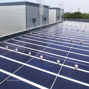 กระเบื้องหลังคาโซลาร์เซลล์ 380W PERC สีดำทั้งหมด BIPV แบบฮาล์ฟเซลล์ 1.76 แผงโซลาร์เซลล์แบบติดตั้งบนอาคาร ประสิทธิภาพ 20-21% - Product Image 3