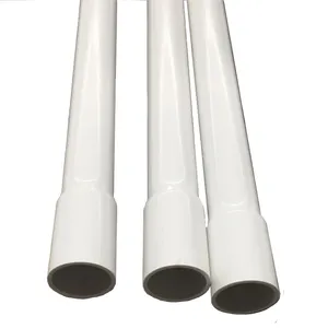 Tubulação de PVC para drenagem, resíduos e ventilação de plástico ASTM D2665, cloreto de vinil e PVC padrão de 1/2 a 14 polegadas, venda de fábrica