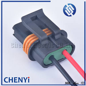 <span class=keywords><strong>2</strong></span>-poliger, abgedichteter elektrischer Kfz-Steck verbinder 12033769 12034269 für Metri-Pack 630-Lüfterst ecker mit 15-cm-Drähten - Product Image 2