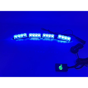 Golddeer 4 en 1 luces de advertencia de ambulancia estroboscópica DE EMERGENCIA azul con señal de Flash de Control bombero Beacon SL613-4 - Product Image 1