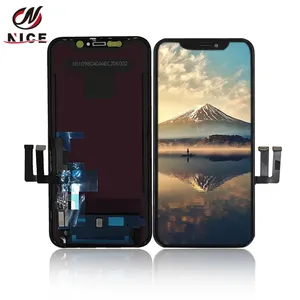 Asli Layar Ponsel 3D Digital Layar Sentuh Penggantian Suku Cadang Ponsel Kasus untuk IPhone11