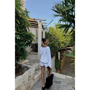 Ensemble de shorts blancs pour femmes - Product Image 2