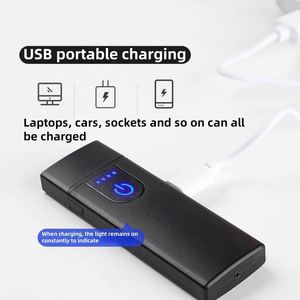 Nuevo Encendedor Electrónico Recargable USB 2024, Resistente al Agua y al Viento, Pequeño, para Regalos - Product Image 2