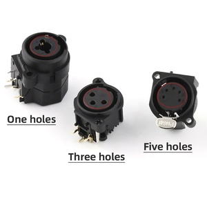 3/4/5/7 Pins Nam Nữ <span class=keywords><strong>XLR</strong></span> Bảng Điều Khiển Gắn Kết Nối Âm Thanh Ổ Cắm Kết Nối Micrô Đầu Nối MIC <span class=keywords><strong>XLR</strong></span> - Product Image 2