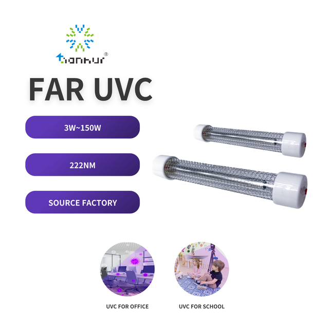 Excimer 222 nm UVC Linear Lamps Far UVC IR Germicidal Light UV Germicidal Law 5w