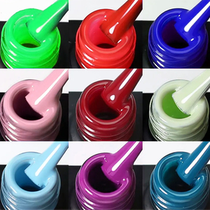 Profesional 55-Color personalizado etiqueta privada UV/lámpara LED Soak-off Gel polaco para suministros de uñas Base de agua de larga duración esmalte de uñas - Product Image 2