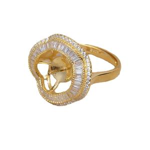 แหวนเงินแท้ S925 ประดับมุกหรูหรา รุ่น JG5428 แหวนแบบเปิด ขนาด 11-12 สำหรับทำเครื่องประดับ DIY - Product Image 5