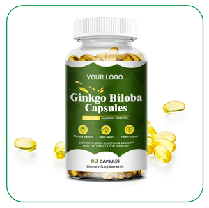 Ausreson OEM doğal Ginkgo <span class=keywords><strong>Biloba</strong></span> Softgel fiyat vitaminleri bitkisel takviyesi Ginkgo <span class=keywords><strong>Biloba</strong></span> ekstraktı Softgels kapsül bırakır - Product Image 2