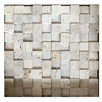 Parquet en mosaïque de marbre chevron à chevrons pour la décoration murale et de sol de villas et fermes modernes, gris et blanc, pour extérieur