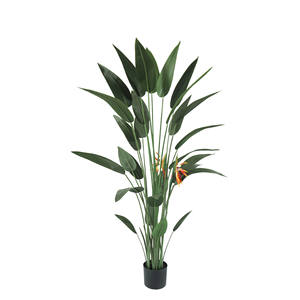 Style scandinave Strelitzia Reginae Intérieur Bureau Arbre Plastique Simulé Banane Oiseau Paradis Fleur Plantes En Pot Artificielles - Product Image 5