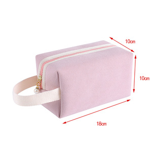 Large Capacity <b>Makeup</b> Bag Luxury Portable Cosmetic Storage Handheld Reusable Toiletry <b>Case</b> for Women RTS Bulk Mixed Order - Product Image 2