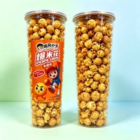180g Instant Puffed Popcorn Snack, Halal Gluten-Free Cream Caramel Fruit Flavor