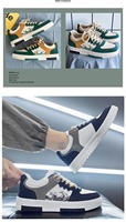 Baskets tendance pour hommes, imperméables, nouvelle mode, en PU, style sport, tendance rétro 2024, chaussures basses décontractées