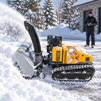 Souffleuse à neige sur chenilles à moteur essence 1080 mm, haute efficacité, télécommandée
