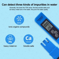 Stylo portable de test de la qualité de l'eau, 3 en 1, TDS/EC PPM, écran LCD, 0-5000PPM, stylo, testeur de modèle
