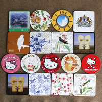 Dessous de verre carré absorbant en papier Café Boisson Papier Tapis Carton Papier Bière Dessous de verre