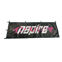 Drapeau publicitaire japonais vertical personnalisé en polyester à 100 %, promotionnel et économique, avec sangle