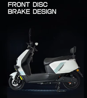 Moto de tourisme Huanchi, moteur sans balais 1000W, 48-72V haute puissance, longue autonomie, 65 km/h, batterie au plomb-acide 60V20Ah, 250 kg max.