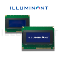 وحدة شاشة OLED أحادية اللون مقاس 2.93 بوصة، FSTN 128x64 رسومية، دبوس COB عند الساعة 12، متوازية 8 بت، إضاءة خلفية بيضاء ناقلة، 200cd/m2، لتركيب على سكة DIN