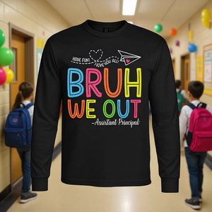 T-shirt a maniche lunghe con stampa digitale per adulti, unisex, girocollo, con stampa digitale - Product Image 3