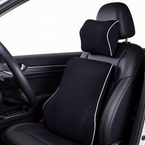 YUE RISE Ergonomic Memory Foam Car Seat Backrest Cushion Mesh Cover Breathable Removable Washable Eco-Friendly Customizable - Product Image 1