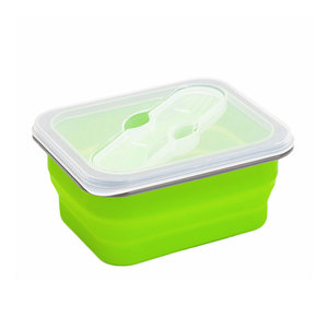 Food Storage <strong>Containers</strong> With Lids Silicone Collapsible BPA Free Lunch Box Airtight <strong>Vacuum</strong> <strong>Seal</strong> Freezer Microwavable - Product Image 2