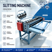 Machine à découper les tôles d'acier de type compact AVITA, unité de traitement des bandes métalliques à fonctionnement stable