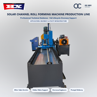 Machine de formage à froid automatique pour supports de panneaux solaires avec contrôle PLC pour systèmes de support photovoltaïque commerciaux
