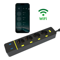 Penjualan Terbaik Smart Plug WiFi pengendali jarak jauh pemantauan energi bekerja dengan Alexa Google Home, steker rumah pintar untuk AS, Eropa, Inggris.