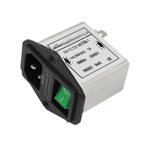 Module d'entrée d'alimentation IEC série Minen ME170, filtre EMI/EMC 220V, filtre de prise CA avec interrupteur, fusible et indicateur anti-interférence