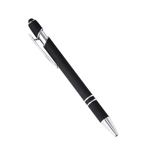 הטוב ביותר זול קידום מכירות מתכת בירו מגע מסך כדורי עטים עם מותאם אישית לוגו לחץ עט