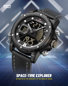<span class=keywords><strong>NAVIFORCE</strong></span> <span class=keywords><strong>9172</strong></span> nuevo reloj de cuarzo para hombre, reloj Digital para hombre, resistente al agua, deportivo, de cuero genuino, marca superior, reloj de pulsera de lujo para hombre - Product Image 3