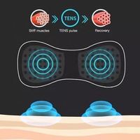 MR 2024 Nouveautés Outil portable de massage du cou Masseur électrique du cou et du dos avec papillon Mini patch de massage