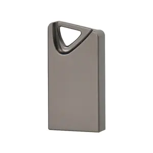 Low Price Small Mini Dustproof Metal Usb Housing Gun Gray Usb Flash Drive Shell