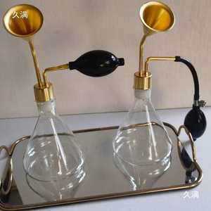 Botella <span class=keywords><strong>de</strong></span> Vidrio <span class=keywords><strong>de</strong></span> Doble Capa con Forma <span class=keywords><strong>de</strong></span> Embudo para Aceites Esenciales, Perfumes y <span class=keywords><strong>Licores</strong></span>, con Soporte para Aromas y Botella <span class=keywords><strong>de</strong></span> Prueba, Sin Difusor <span class=keywords><strong>de</strong></span> Varillas - Product Image 6