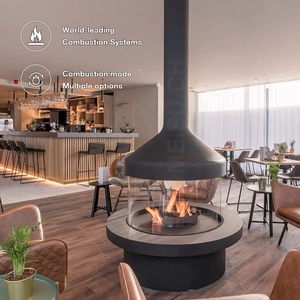 MEISU.CH Poêle à bois autoportant personnalisable, Ornement décoratif d'intérieur, Cheminée murale suspendue <span class=keywords><strong>au</strong></span> <span class=keywords><strong>gaz</strong></span> - Product Image 3