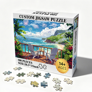 Rompecabezas <span class=keywords><strong>de</strong></span> Paisajes Personalizados Senfutong <span class=keywords><strong>de</strong></span> 500 <span class=keywords><strong>Piezas</strong></span> con Impresión a Todo Color <span class=keywords><strong>de</strong></span> Corte Suave Premium y Caja <span class=keywords><strong>de</strong></span> Regalo - Product Image 1