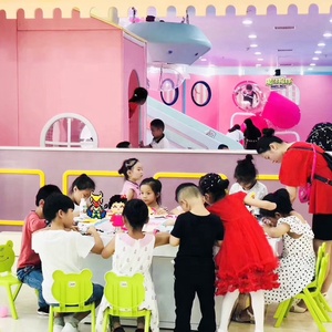 Espace de loisirs créatifs pour enfants, équipement de terrain de jeu intérieur avec rue simulée, construction artisanale et jeu de rôle pour centre commercial - Product Image 2