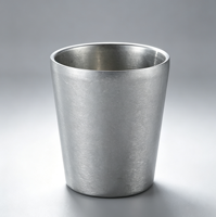 Gobelet isotherme portable en acier inoxydable 304 de 16 oz avec poignée, idéal pour le camping, les voyages et l'usage quotidien à la maison