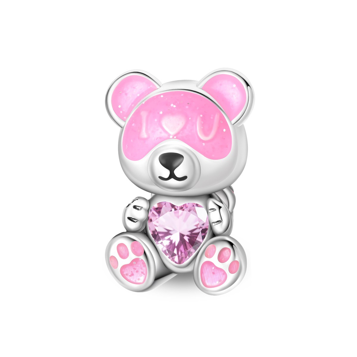 Pac2136-sweet bear luminous beads