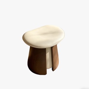 Sgabello Vintage in Legno Curvato a Forma di Fungo, Tavolino Multiuso, Panca per Ingresso e Sgabello per Toeletta da Camera - Product Image 5