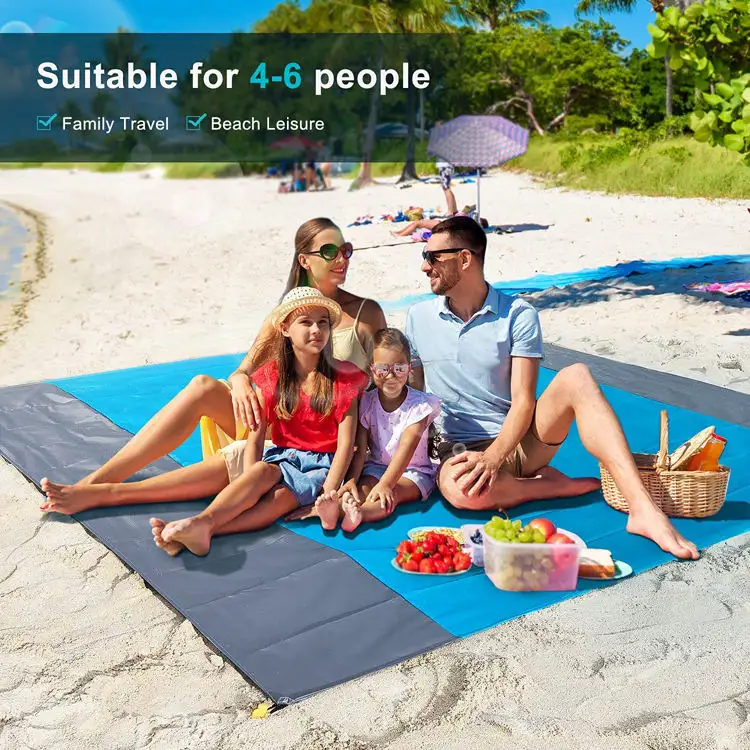Mydays matras pantai portabel, luar ruangan grosir dapat dilipat piknik ringan berguna untuk berkemah mendaki