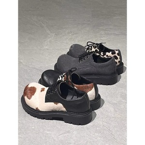 Zapatos Oxford de Piel Suave con Cordones, Suela Gruesa y Punta Cerrada, con Amortiguación, para Oficina, Verano, Mayor Comodidad - Product Image 5
