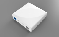 Caja Terminal de Fibra Óptica SC UPC para Exteriores, Material PC ABS, para Conectividad FTTH/WiFi