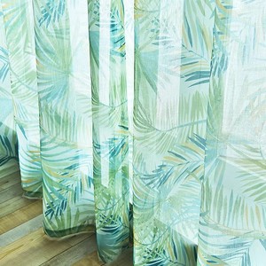 <span class=keywords><strong>Tissu</strong></span> de rideau occultant <span class=keywords><strong>vert</strong></span> en <span class=keywords><strong>lin</strong></span> de style moderne avec imprimé triangulaire pour fenêtre de maison - Product Image 6