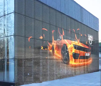 Film d'affichage LED transparent TOPvision pour vitrine en verre, affiche murale, écran LED