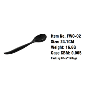 XUELI Set di posate usa e getta in PS argento personalizzabili all'ingrosso, con logo e confezione per eventi e banchetti - Product Image 5