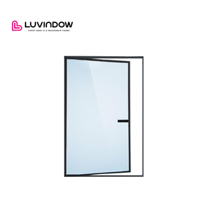 Ventana Abatible de Doble Acristalamiento con Marco Minimalista de Vidrio Completo, Rotura de Puente Térmico, Aluminio, Certificación Energy Star, para Exteriores, Baños y Villas - Product Image 3